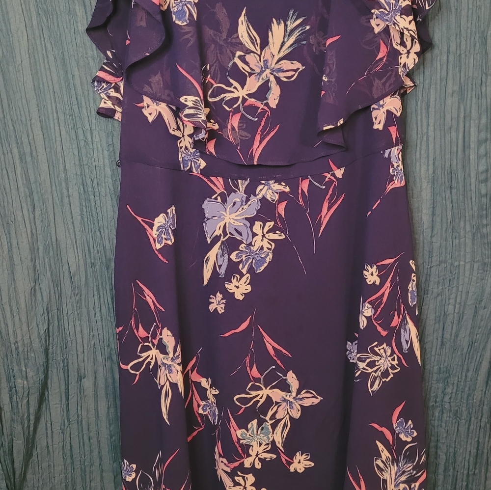 Lane Bryant floral maxi dress